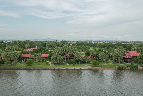 Kampot Riverside Resort & Potential land for sale in Kampot River Bank - riverside