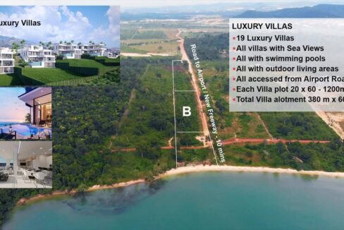Beachfront land for sale Ream - ShihanoukVille - Plan Lot B
