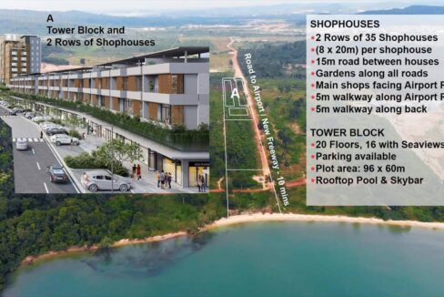 Beachfront land for sale Ream - ShihanoukVille - Plan lot A