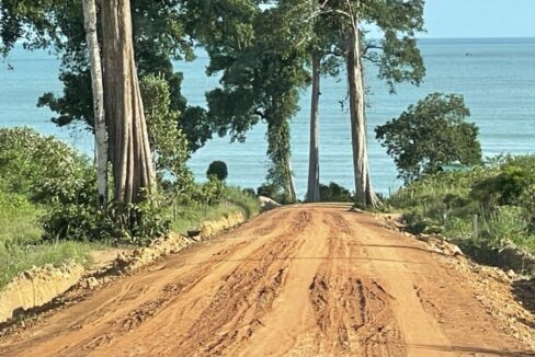 Beachfront land for sale Ream - ShihanoukVille - Road Access