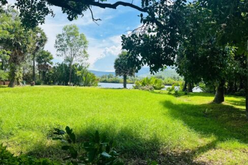 Beautiful Land For Sale in Kampot River Bank Greenery