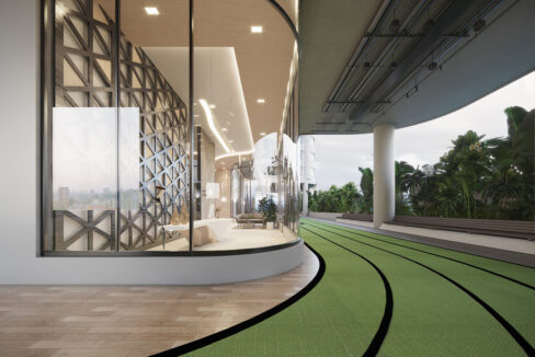 Le Condé BKK1 Phnom Penh RUNNING TRACK