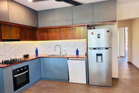 Modern European-Style Villa for Sale on Kampot Riverbank kitchen