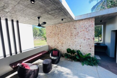 Modern European-Style Villa for Sale on Kampot Riverbank seat space