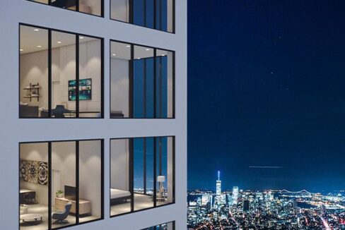 J-Tower 3 The Pinnacle of Luxury Glass Night