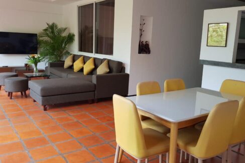 Luxury Villa & Land For Sale along Mekong River in Chroy Changvar - Living Space