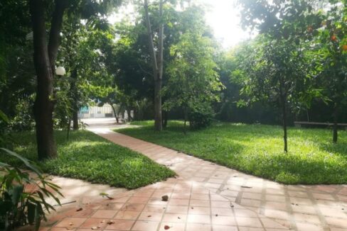 Luxury Villa & Land For Sale along Mekong River in Chroy Changvar - garden