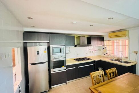 Luxury Villa for Rent in Borey Basac Garden City Kitchen