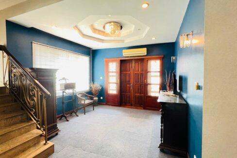 Luxury Villa for Rent in Borey Basac Garden City stair