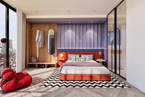 Time Square 302 Bedroom