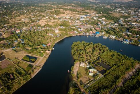 Waterfront Land Villa For Sale in Kampot