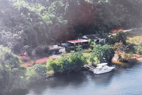 Waterfront house for sale in Tatai Koh Kong, Facing Tatai Bridge
