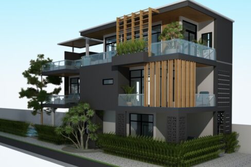 Riverside Boutique hotel for sale in Kampot City -3D Design