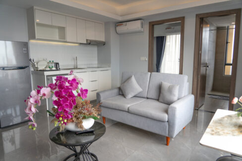 Fully furnished 1-bedroom apartment for rent Phnom Penh