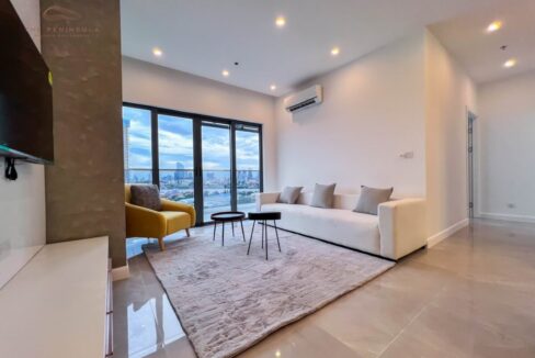 The Peninsula Private Residences Livning Room