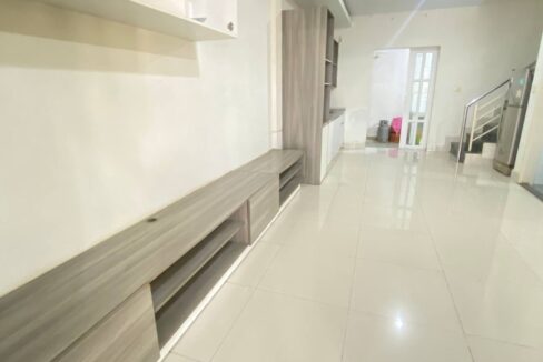 Furnished 3 Bedroom House for Rent in Borey Peng Huoth TV Living room