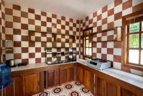 Luxury Private Villa with Beach Views in Cambodia Kitchen Wooden House
