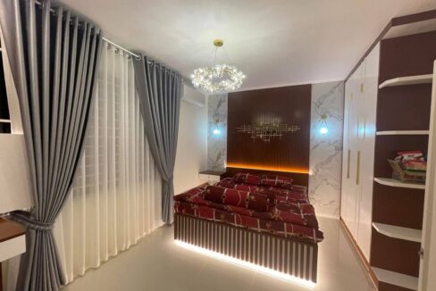 Stunning 4-Bedroom Villa for Rent – Borey Peng Huoth Boeung Snor Master Bedroom