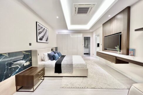 J Tower 3 – 3 Bedroom Condo for Sale 12th Floor Unit in Tonle Bassac Bedroom