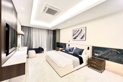 J Tower 3 – 3 Bedroom Condo for Sale 12th Floor Unit in Tonle Bassac Master Bedroom