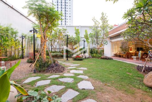 Vann Molyvann's Architectural Masterpiece for Sale Villa Phnom Penh Garden