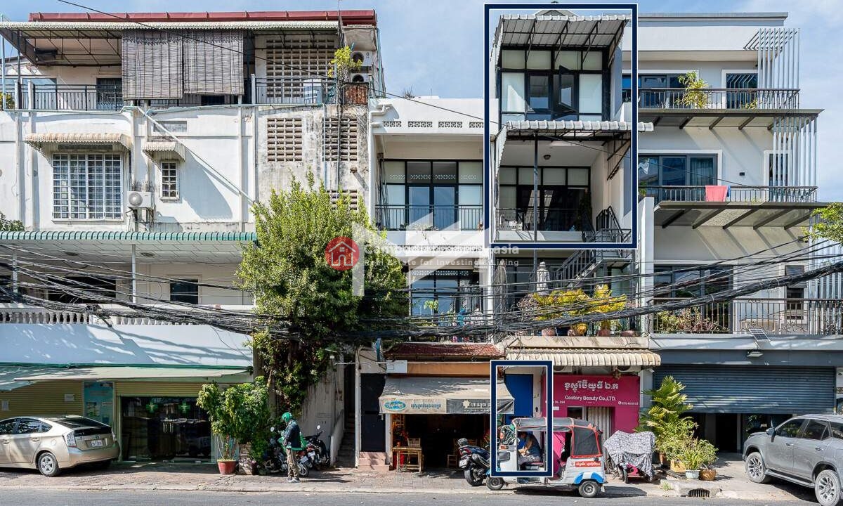 Renovated 2-Bedroom Duplex Flat for Sale in Tonle Bassac
