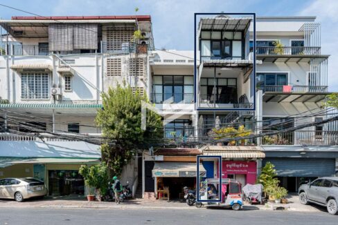 Renovated 2-Bedroom Duplex Flat for Sale in Tonle Bassac