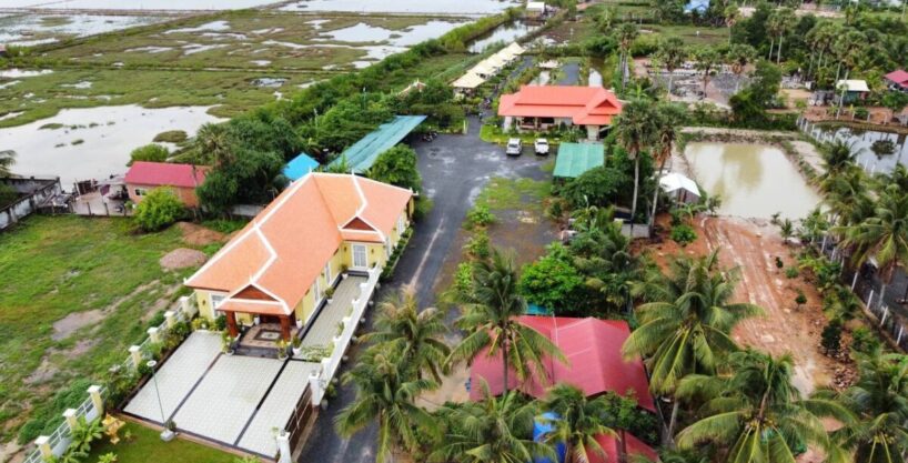 Resort for Sale in Kampot – 6,200sqm Land, Bungalows, Restaurant | $900,000