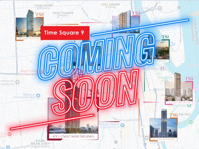 Discover Time Square 9, an upcoming premium project by Megakim World Corp in the heart of BKK1, Phnom Penh. Experience luxury living in the city’s most prestigious location. Coming soon!