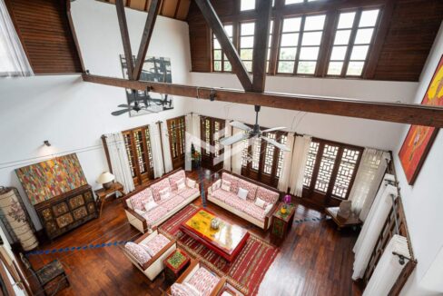 Khmer-Style 7-Bedroom Riverfront Villa for Sale in Chbar Ampov, Phnom Penh