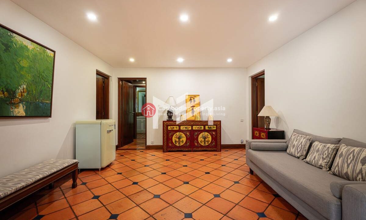 Khmer-Style 7-Bedroom Riverfront Villa for Sale in Chbar Ampov, Phnom Penh