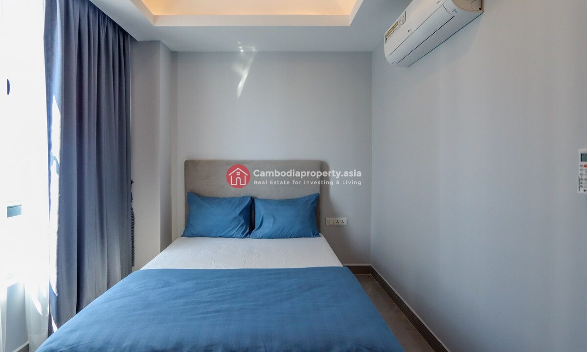 Modern 2-Bedroom Condo for Rent in Boeng Trabek – Prime Location Between Russian Market & BKK Bedroom2