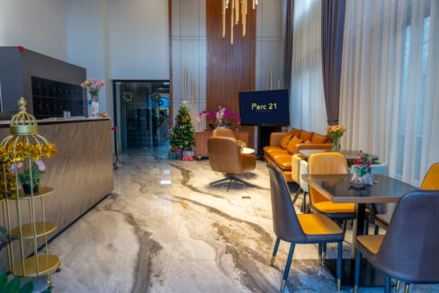PARC 21 Luxury Boutique Hotel and Residence – Modern Condo Living in Boeng Trabek Lobby
