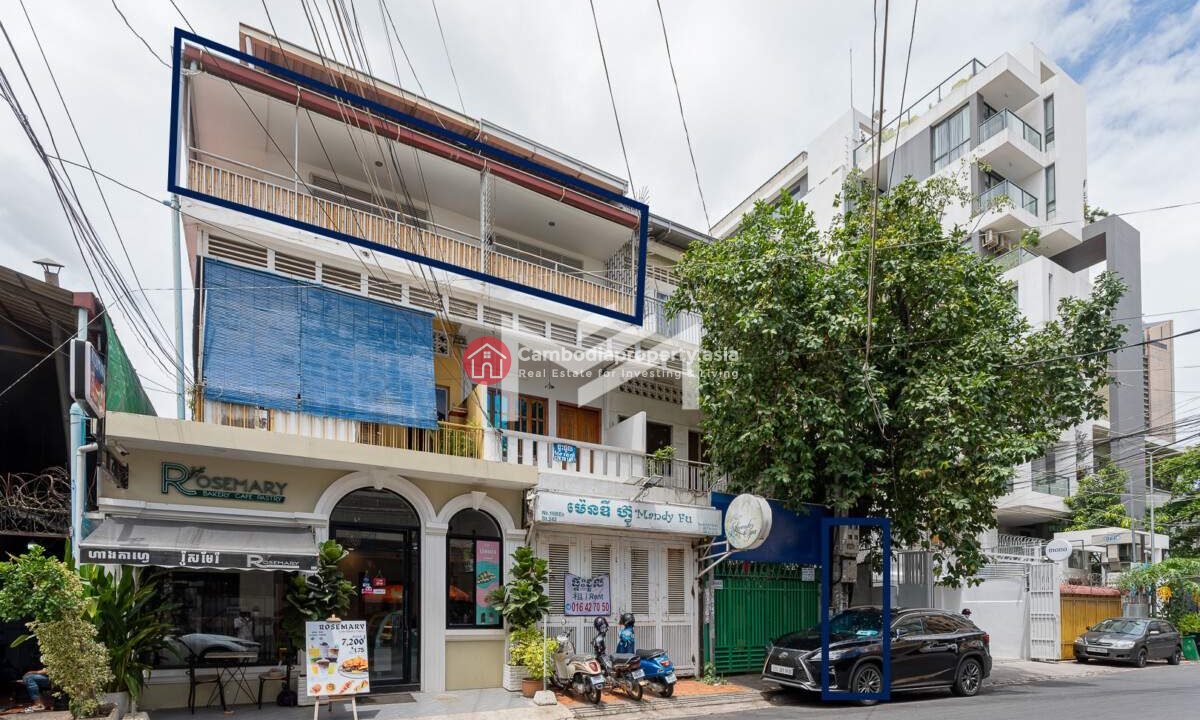 Renovated Flat & Studio for Sale in Phnom Penh Outdoor Street