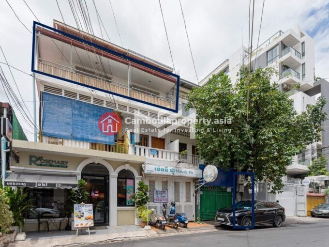 Renovated Flat & Studio for Sale in Phnom Penh – Street 242 | 3 Beds, $130K