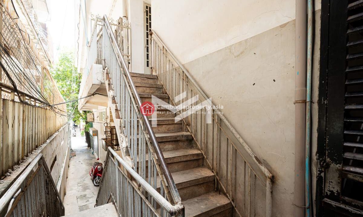 Renovated Flat & Studio for Sale in Phnom Penh Stair Access