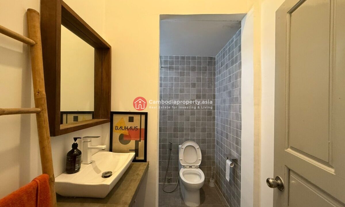 Renovated Flat & Studio for Sale in Phnom Penh Studio Bathroom