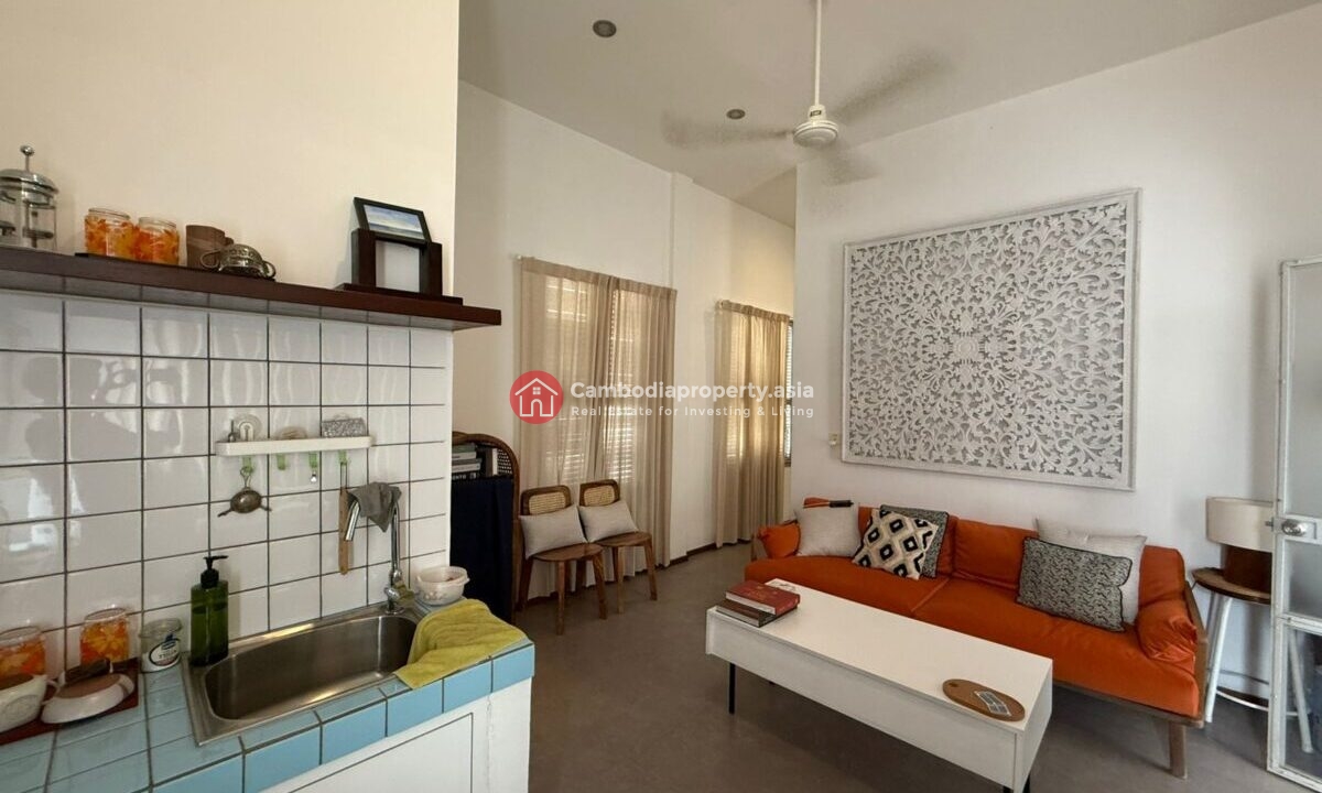 Renovated Flat & Studio for Sale in Phnom Penh Studio Kitchen