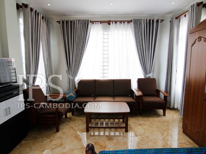 One Bedroom Studio Flat for Rent in Phnom Penh - Tonle Bassac