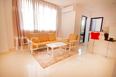 Service Apartment For Rent - One Bedroom in Chroy Chongva