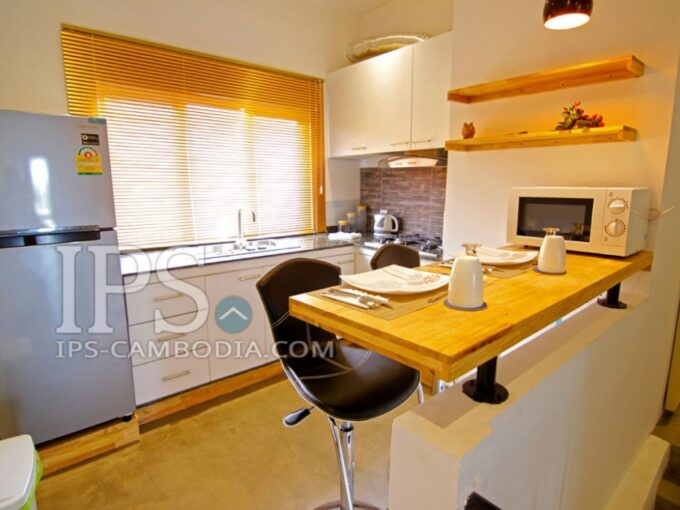 Apartment For Rent in Phnom Penh - One Bedroom in Toul Svay Prey