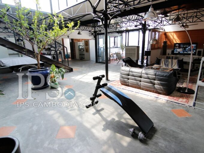 Three Bedroom Apartment in Phnom Penh - Massive Industrial Open-Planned