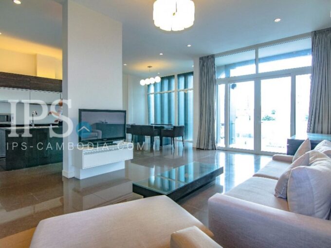 Serviced Apartment for Rent in Tonle Bassac - 2 Bedrooms