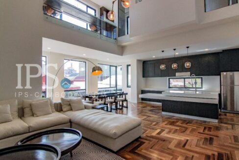 Duplex 3 Bedroom Apartment for Rent - Tonle Bassac