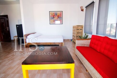 One Bedroom Studio Apartment for Rent in Phnom Penh - Boeung Trabaek
