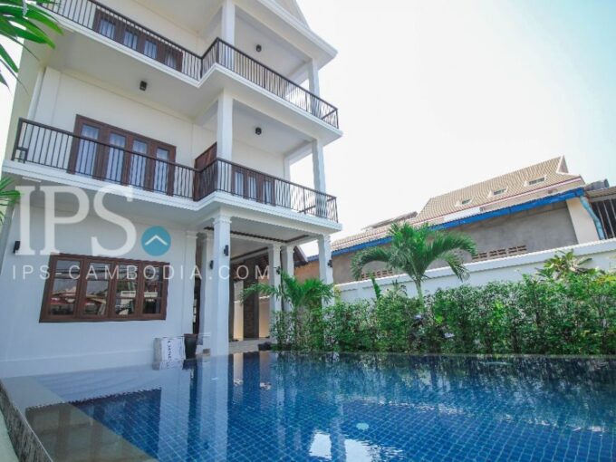 New 13 Rooms Boutique for Rent in Siem Reap- Wat Bo Village