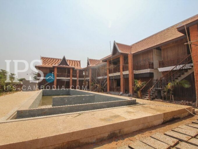 New 16 Room Boutique Hotel  for Rent in Siem Reap- Salakomrek