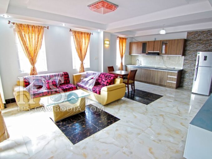 Apartment For Rent in Phnom Penh - One Bedroom in Phsar Doeum Thkov