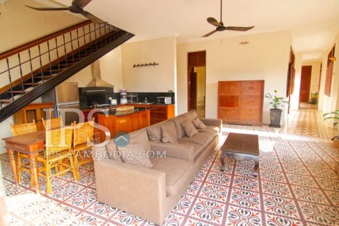 French Colonial Apartment For Rent - Three Bedroom in Wat Phnom