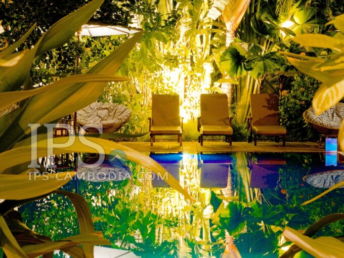 Beautiful Boutique Hotel For Sale in a Perfect Location in Central Phnom Penh